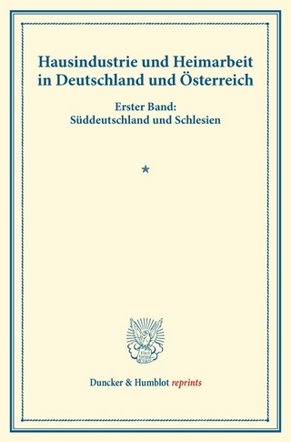 Hausindustrie und Heimarbeit in Deutschland und Österreich.
