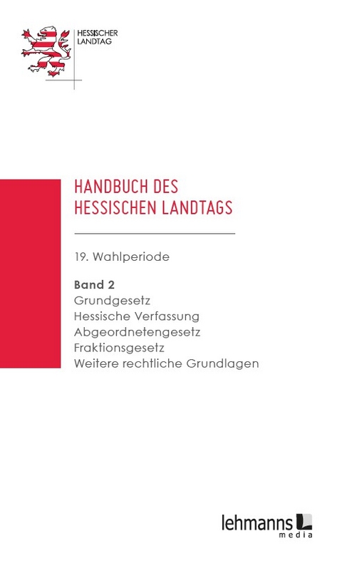 Handbuch des Hessischen Landtags. 19. Wahlperiode.