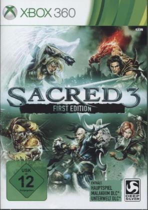 Sacred 3 First Edition, 1 XBox360-DVD