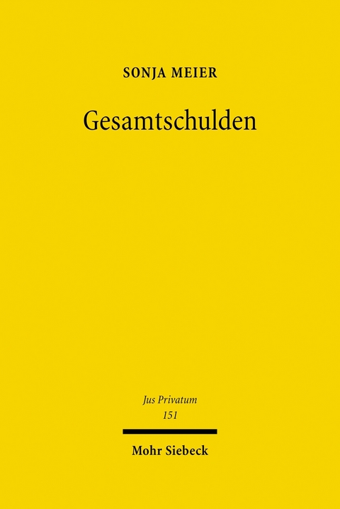 Gesamtschulden -  Sonja Meier