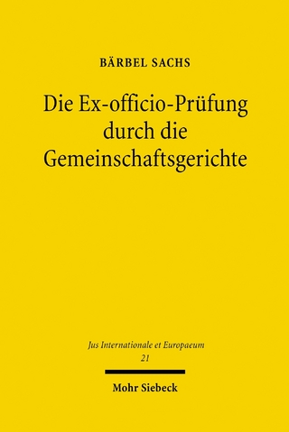 Die Ex-officio-Prüfung durch die Gemeinschaftsgerichte
