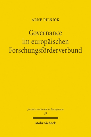 Governance im europäischen Forschungsförderverbund