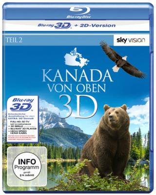 Kanada von oben 3D - Teil 2, 1 Blu-ray