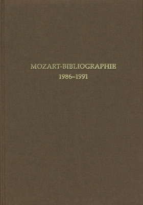 Mozart-Bibliographie / Mozart-Bibliographie