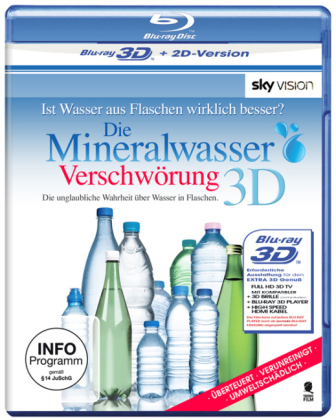 Die Mineralwasser-Verschw&ouml;rung 3D, 1 Blu-ray