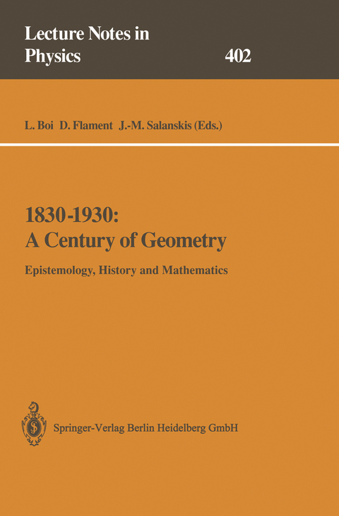 1830&ndash;1930: A Century of Geometry - 