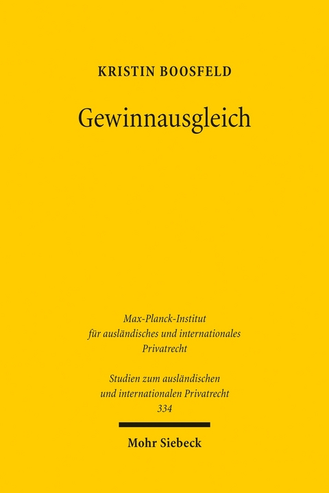 Gewinnausgleich -  Kristin Boosfeld