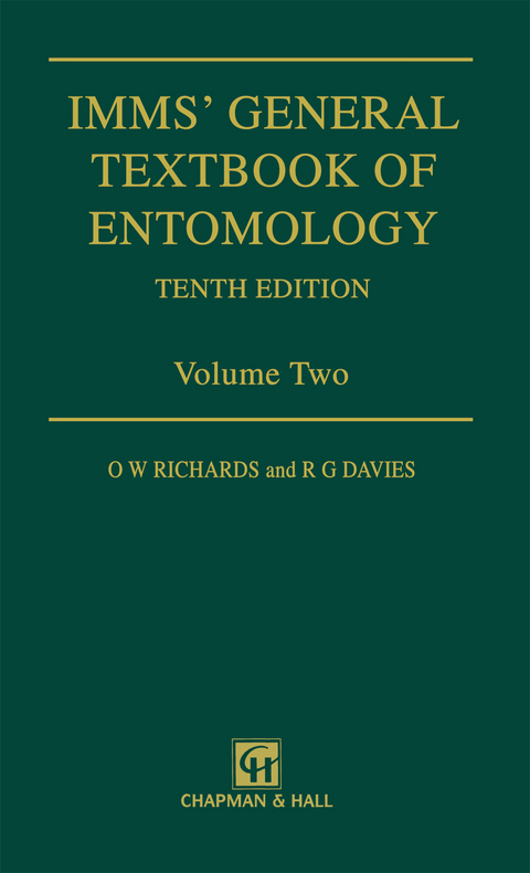 Imms&rsquo; General Textbook of Entomology - O.W. Richards, R.G. Davies