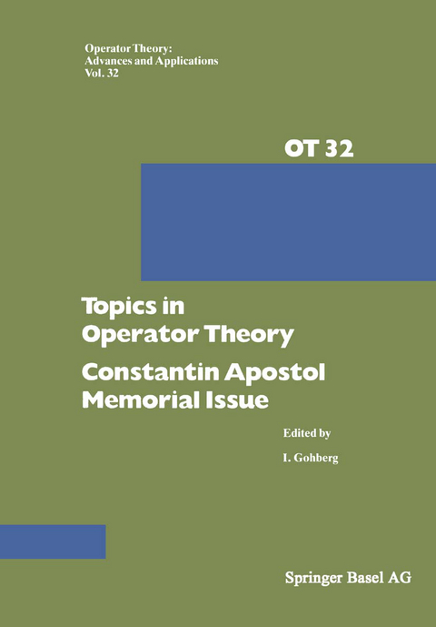 Topics in Operator Theory - I. Gohberg