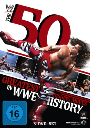50 GREATEST FINISHING MOVES IN WWE HISTORY, 3 DVDs