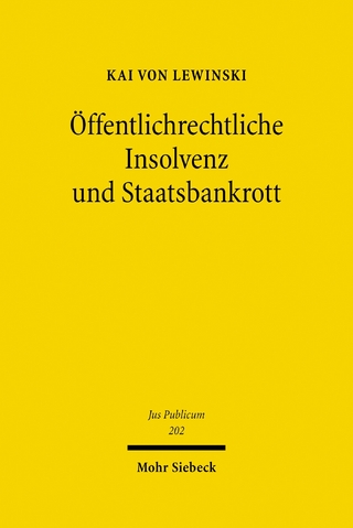 Öffentlichrechtliche Insolvenz und Staatsbankrott