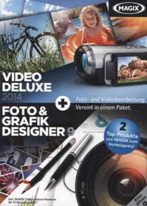 Magix Video deluxe 2014 / MAGIX Foto & Grafik Designer 9, 2 DVD-ROMs