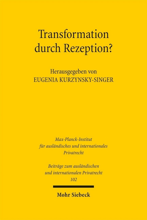 Transformation durch Rezeption? - 