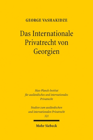 Das Internationale Privatrecht von Georgien