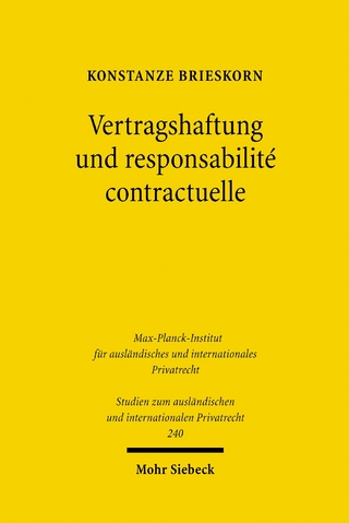 Vertragshaftung und responsabilité contractuelle