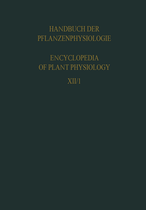 Plant Respiration Inclusive Fermentations and Acid Metabolism / Pflanzenatmung Einschliesslich G&auml;rungen und S&auml;urestoffwechsel