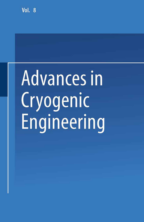 Advances in Cryogenic Engineering - K. D. Timmerhaus