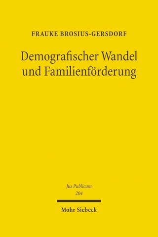 Demografischer Wandel und Familienförderung
