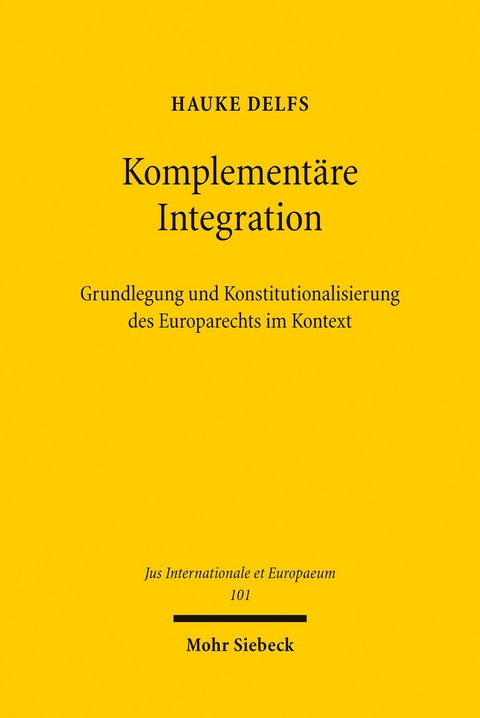 Komplement&auml;re Integration -  Hauke Delfs