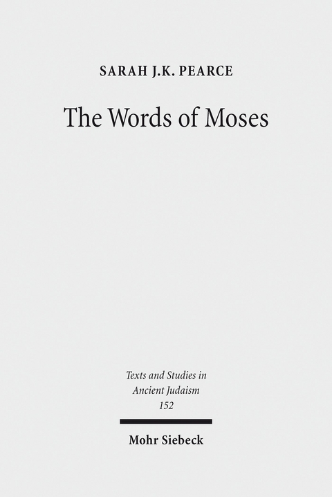 The Words of Moses -  Sarah J.K. Pearce