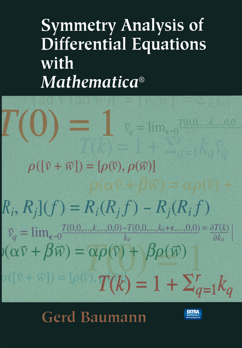 Symmetry Analysis of Differential Equations with Mathematica&reg; - Gerd Baumann