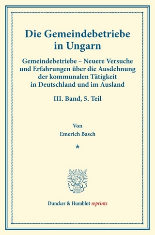 Die Gemeindebetriebe in Ungarn.