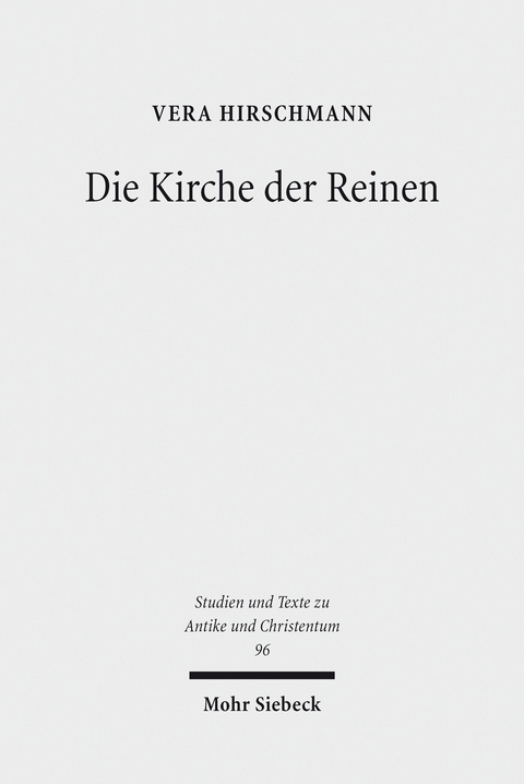 Die Kirche der Reinen -  Vera Hirschmann