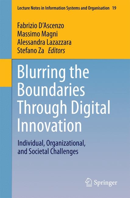 Blurring the Boundaries Through Digital Innovation - 