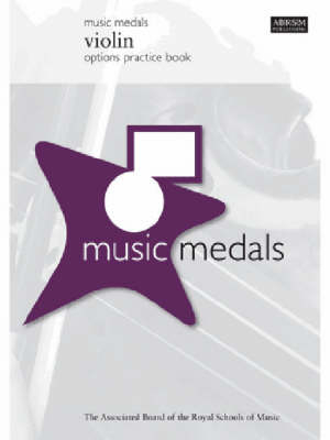 Music Medals Violin Options Practice Book - 