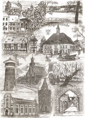 Angerm&uuml;nde-Poster