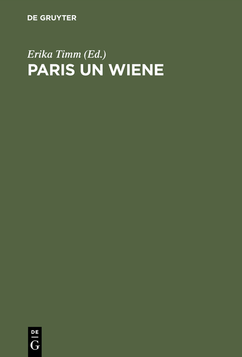 Paris un Wiene - 