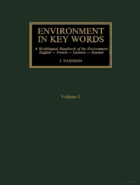 Environment in Key Words -  Isaac Paenson