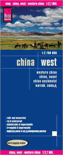 Reise Know-How Landkarte China, West (1:2.700.000)