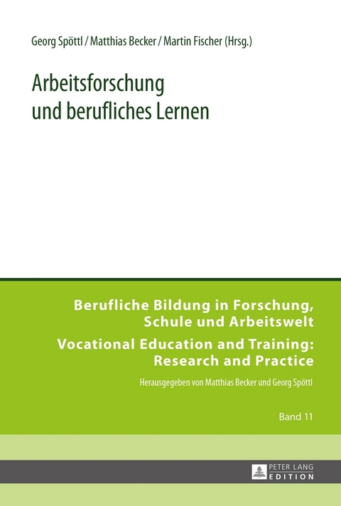 Arbeitsforschung und berufliches Lernen - 