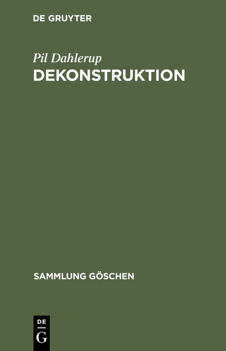 Dekonstruktion - Pil Dahlerup