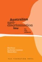 Australian Anti-Discrimination Law - Neil Rees, Katherine Lindsay, Simon Rice