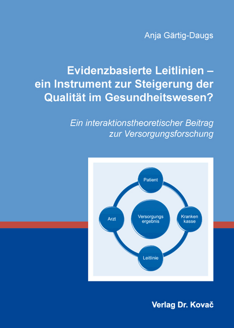 Evidenzbasierte Leitlinien - ein Instrument zur Steigerung der Qualit&auml;t im Gesundheitswesen? - Anja G&auml;rtig-Daugs