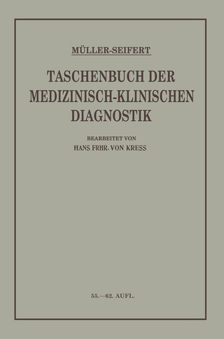 Taschenbuch der Medizinisch Klinischen Diagnostik
