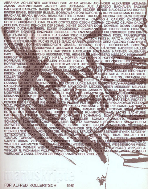 Manuskripte f&uuml;r Alfred Kolleritsch - 