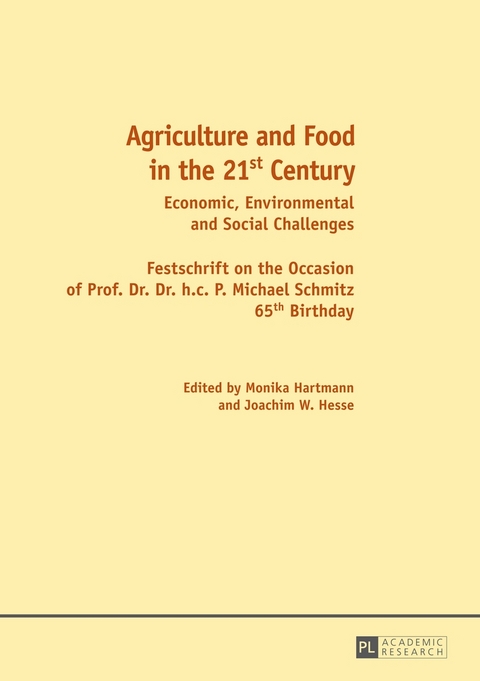 Agriculture and Food in the 21 st Century - 