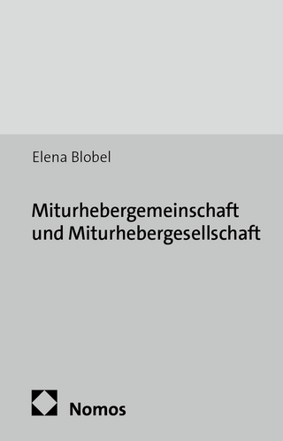 Miturhebergemeinschaft und Miturhebergesellschaft
