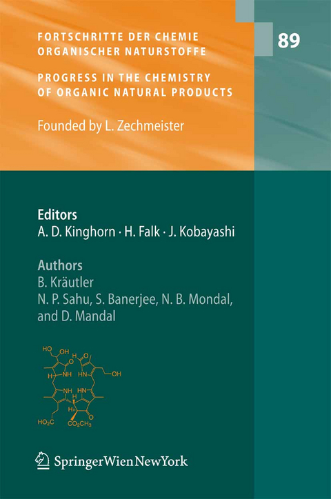 Fortschritte der Chemie organischer Naturstoffe / Progress in the Chemistry of Organic Natural Products - Bernhard Kr&auml;utler, N. P. Sahu