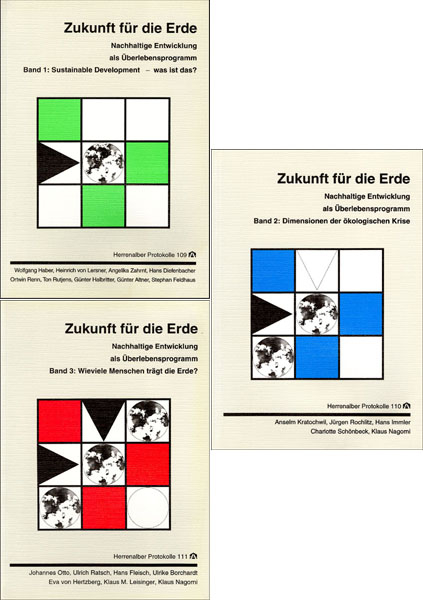 Zukunft f&uuml;r die Erde. Band 1-3. Nachhaltige Entwicklung als &Uuml;berlebensprogramm