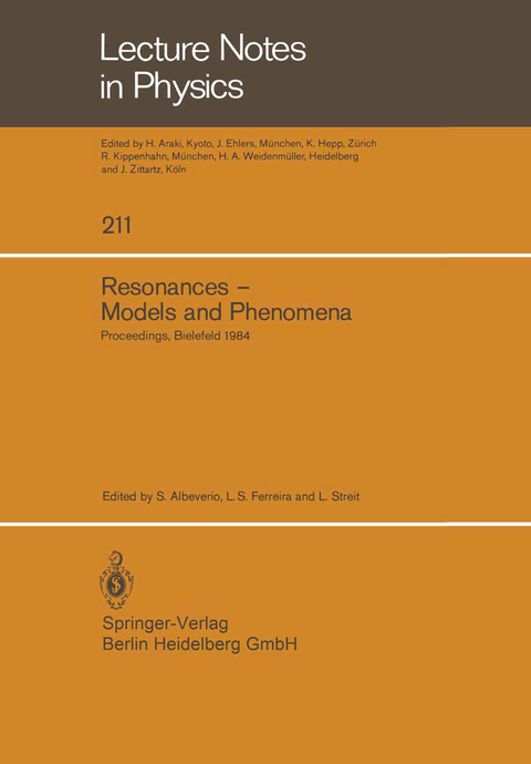 Resonances &mdash; Models and Phenomena - 