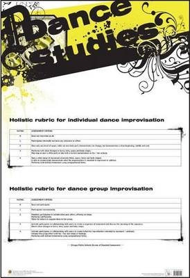 Holistic rubric for individual dance improvisation/ Holistic rubric for dance group improvisation: Wall chart