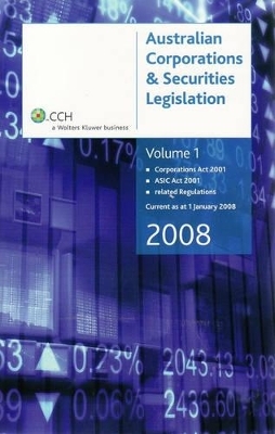 Australian Corporations and Securities Legislation 2008