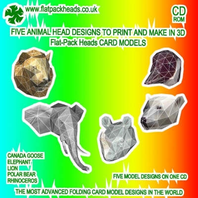 Five Animal Head Designs to Print and Make in 3D - George David Smith