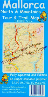 Mallorca North and Mountains Tour and Trail Map