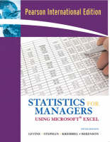 Online Course Pack:Statistics for Managers Using Excel and Student CD Package:International Edition/OneKey Blackboard, Student Access Kit, Statistics for Managers Using Excel