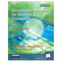 Valuepack:Quantitative Methods for Business and Economics with Economics for Business & Management:A Student Text and The Business Student Handbook:Learning Skills for Study and Employment with The Business Students Handbook Premium CWS Pin Card - Glyn Burton, George Carroll, Stuart Wall, Alan Griffiths